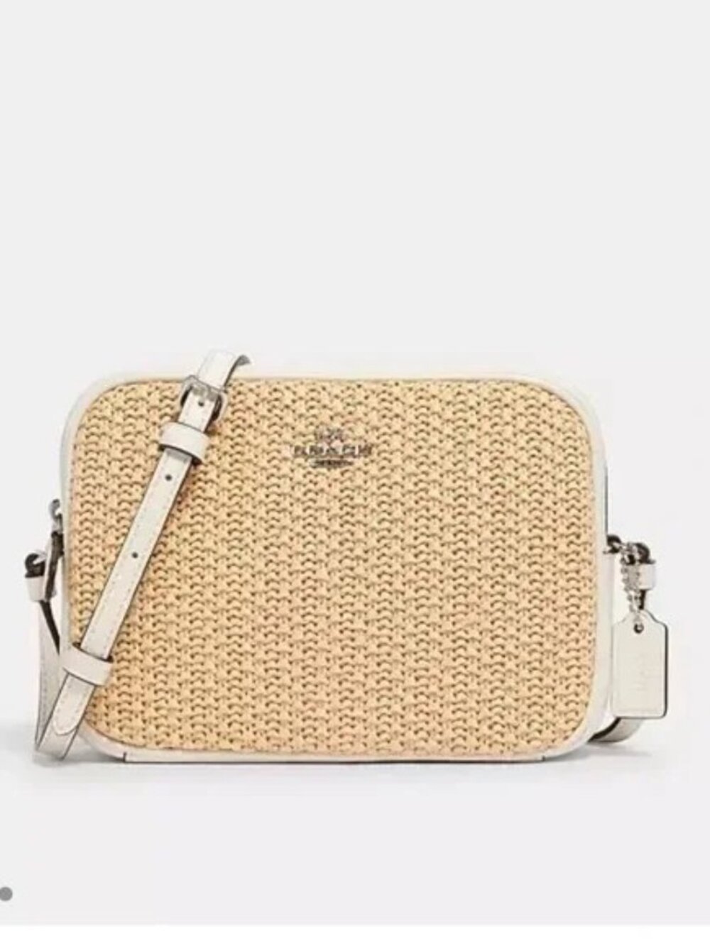 NWT Coach Mini Straw Camera Crossbody